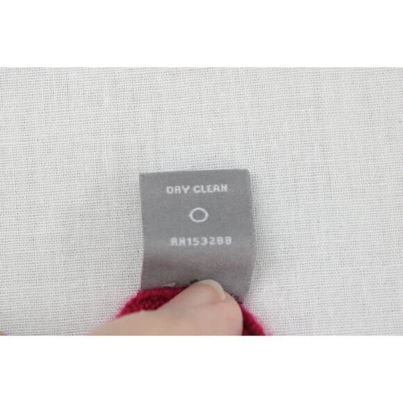 Neiman Marcus 100% Cashmere Sweater Women's Small Red Bell Sleeve Cozy Luxury - Picture 6 of 8